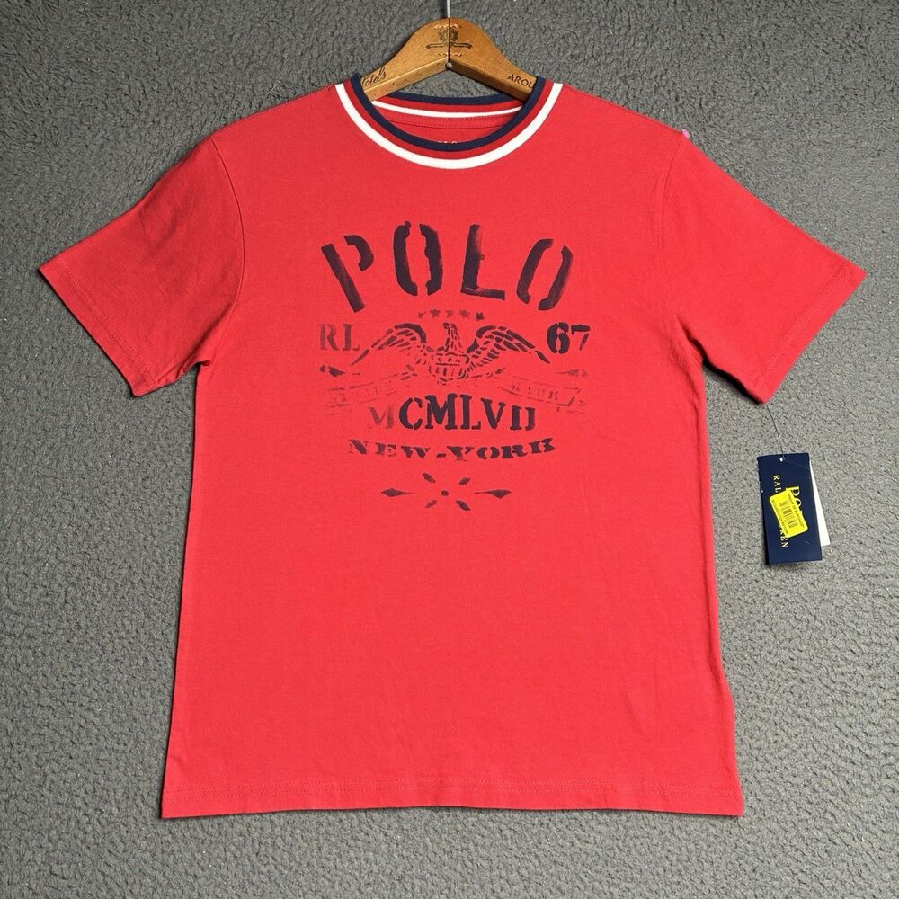 Polo Ralph Lauren Y2K Baby Doll Tee Graphic Logo Medium